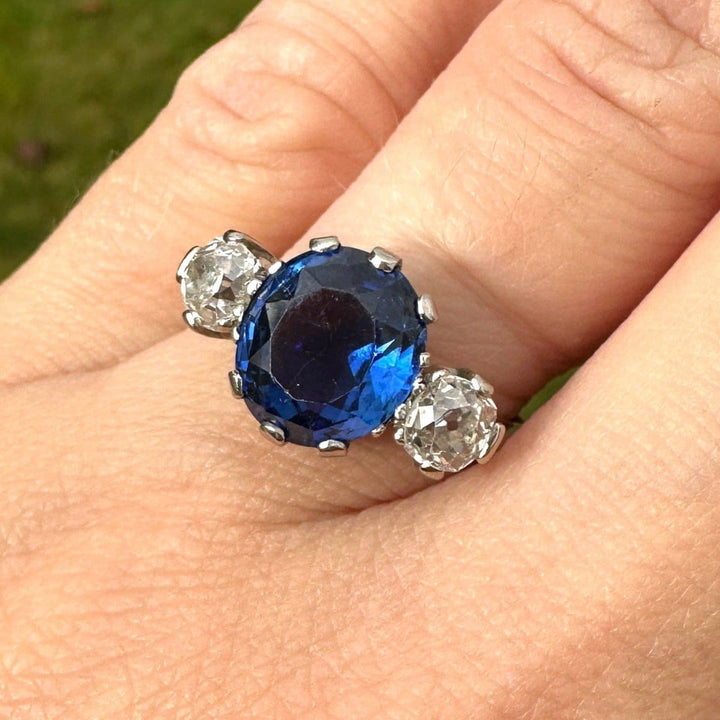 Antique & Vintage Three-Stone Engagement Rings — Trilogy Rings of Past, Present & Future - Parkin and Gerrish