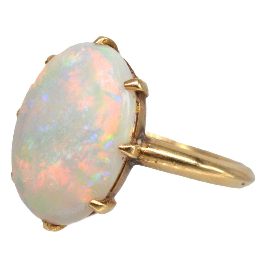 Art Deco 18ct Gold Opal Ring | Parkin and Gerrish (UK)