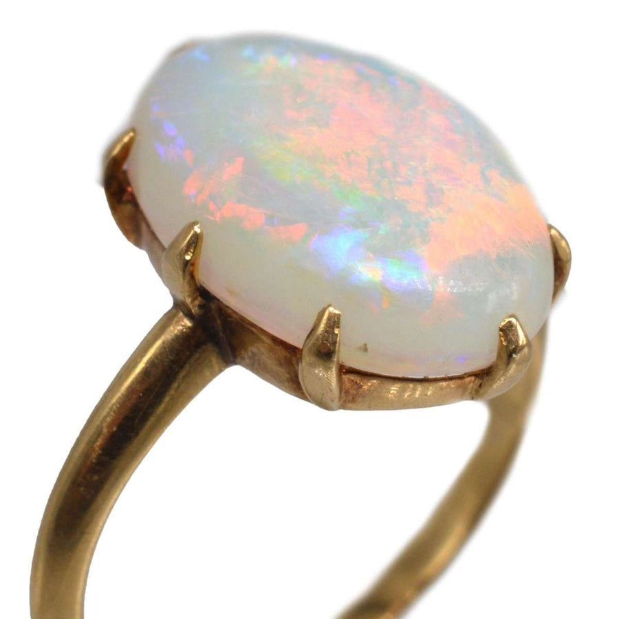 Art Deco 18ct Gold Opal Ring | Parkin and Gerrish (UK)